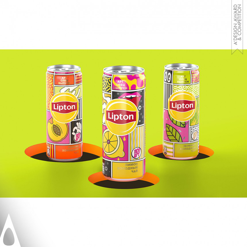 PepsiCo Design and Innovation Lipton Pop Art Special Edition