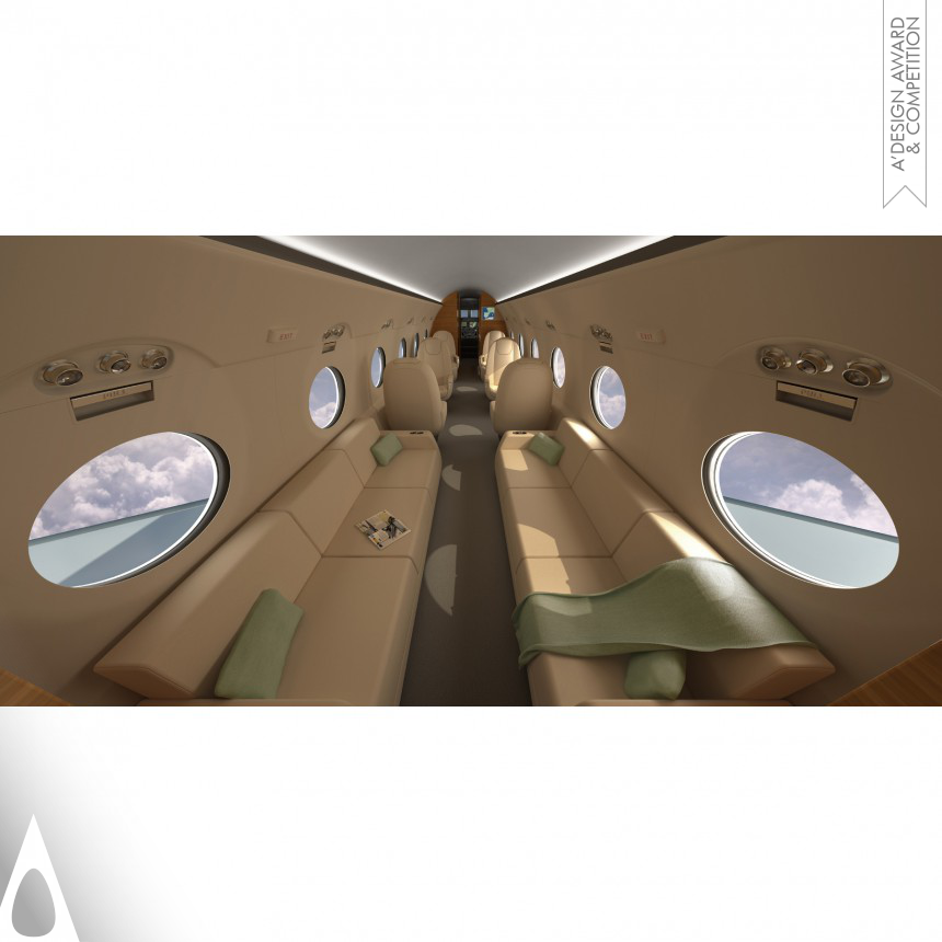 Stefan Radev Airplane interior design and exterior graphics