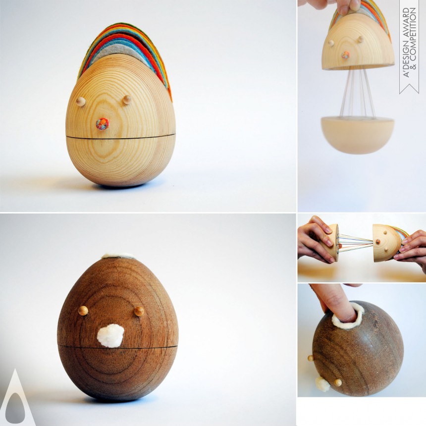 Sha Yang Roly Poly, movable wooden toys, 
