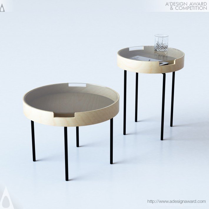 Perkins Side and Coffee Tables by Estudio Diario
