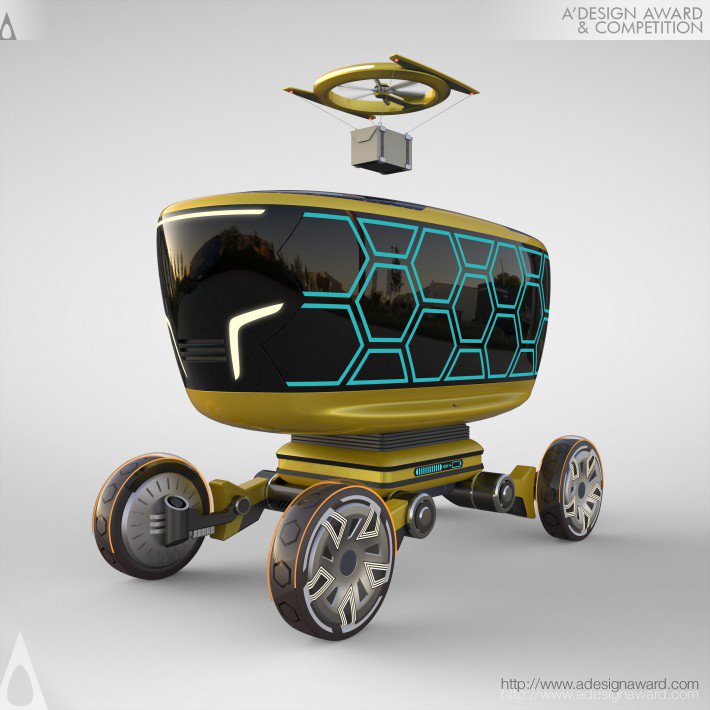 Buzzy Bot Robotic Delivery Vehicle by Marko Lukovic