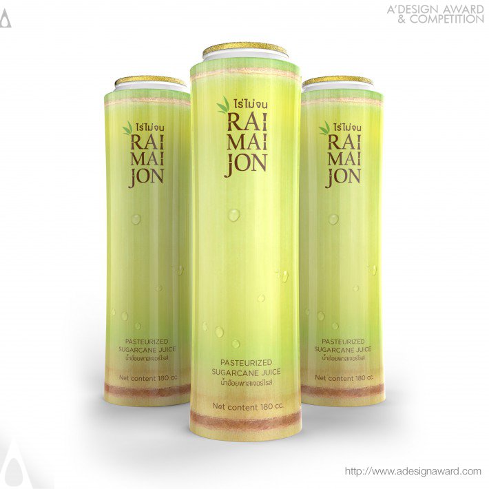 Raimaijon Pasteurized Sugarcane Juice Packaging Design by Somchana Kangwarnjit