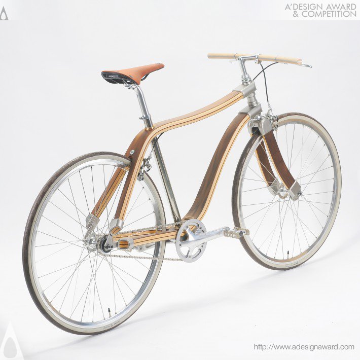 Moccle Wooden Bicycle by Masateru Yasuda