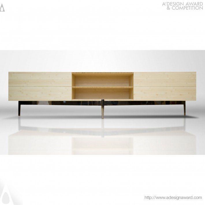 Bamboo Credenza Furniture by Jeffrey Klug