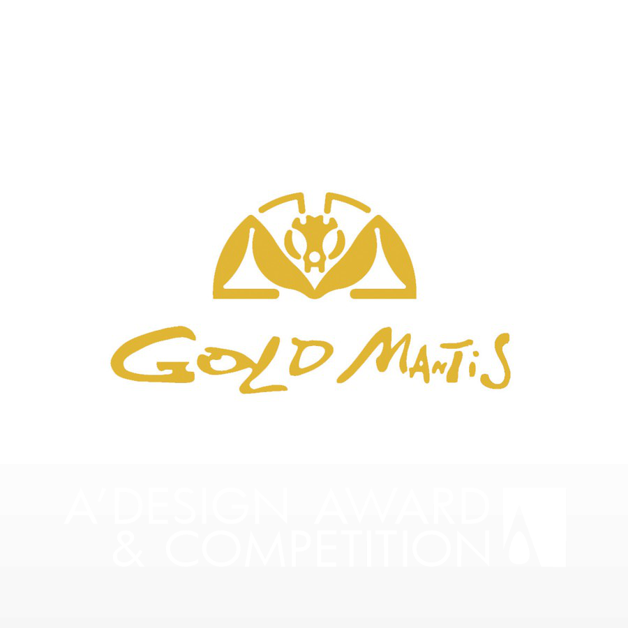 Gold MantisBrand Logo