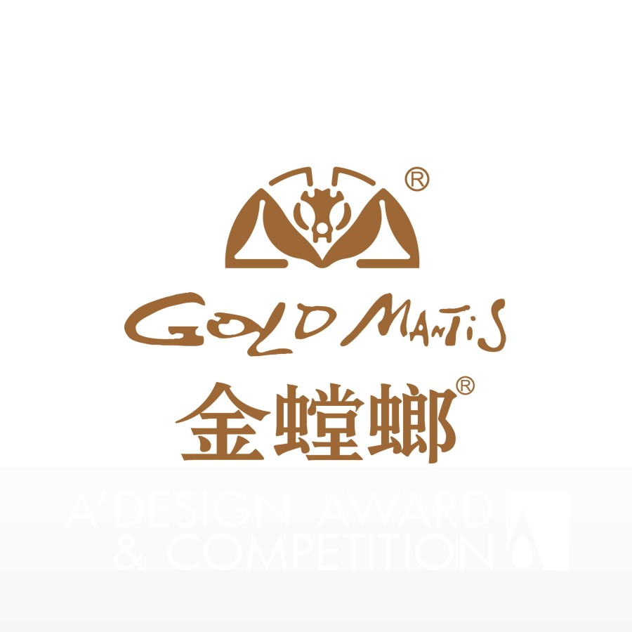 Gold MantisBrand Logo