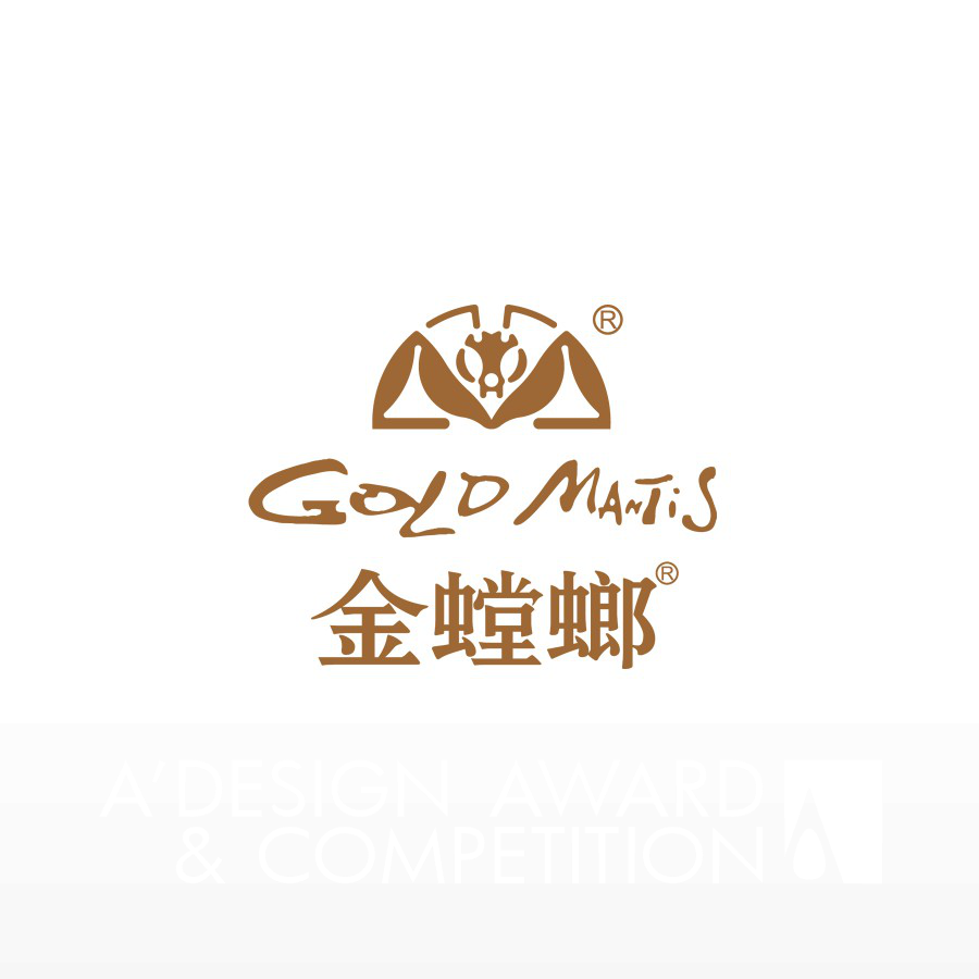 Gold MantisBrand Logo