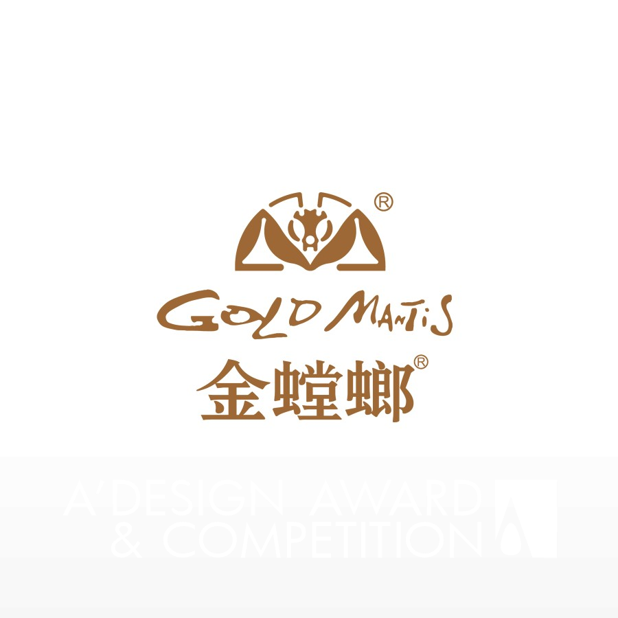 Gold MantisBrand Logo