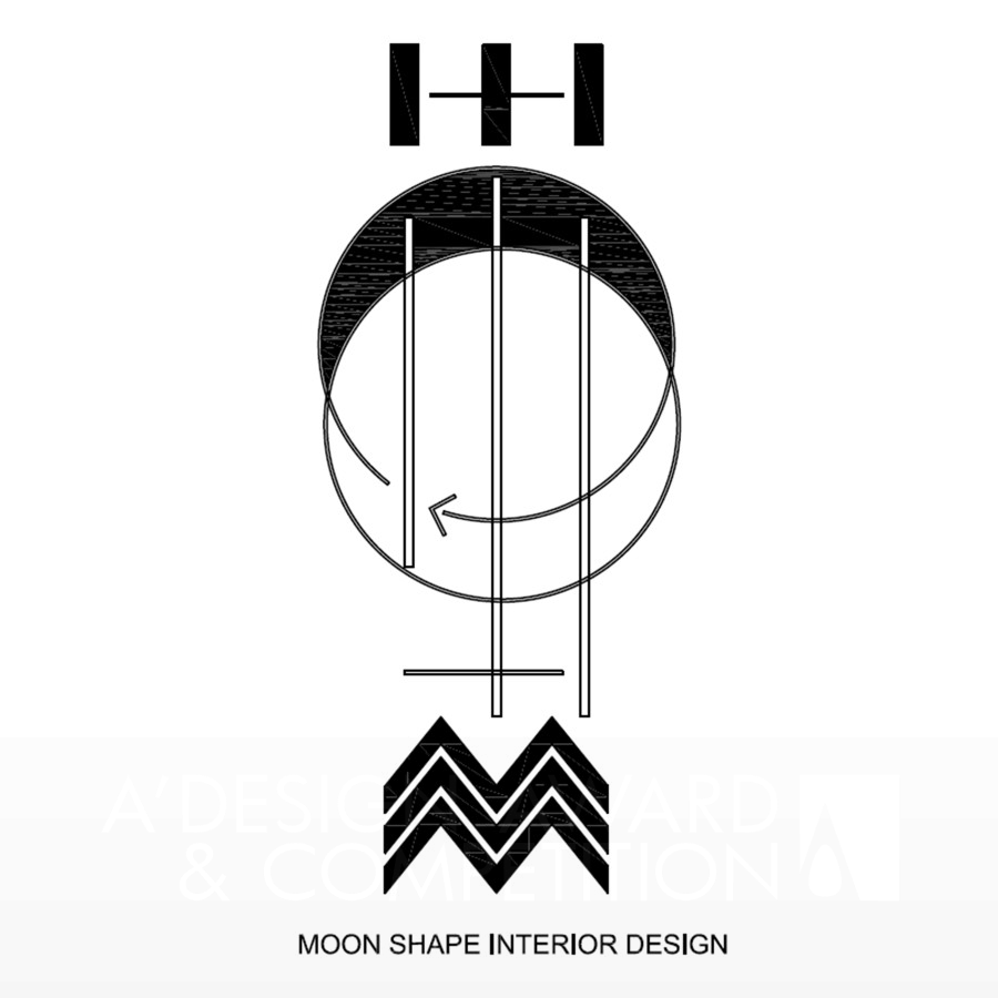 Moon Shape Interior DesignBrand Logo