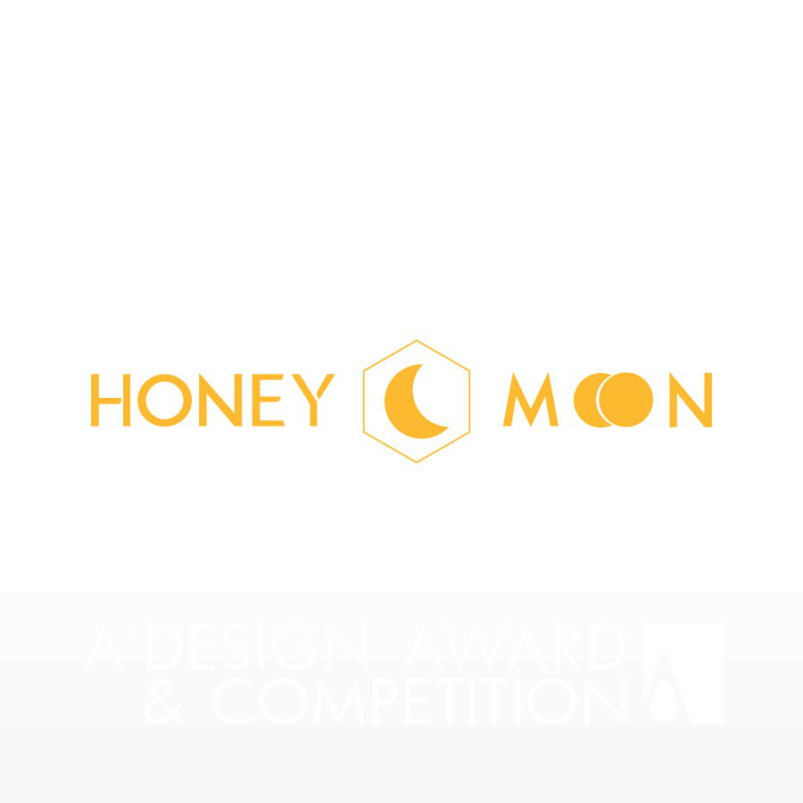 Lithuanian local bee farm Honey MoonBrand Logo