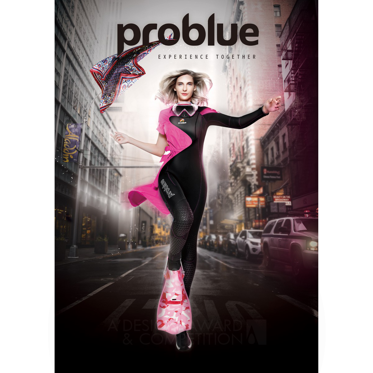다이빙과 패션의 완벽한 융합: Problue Annual Posters