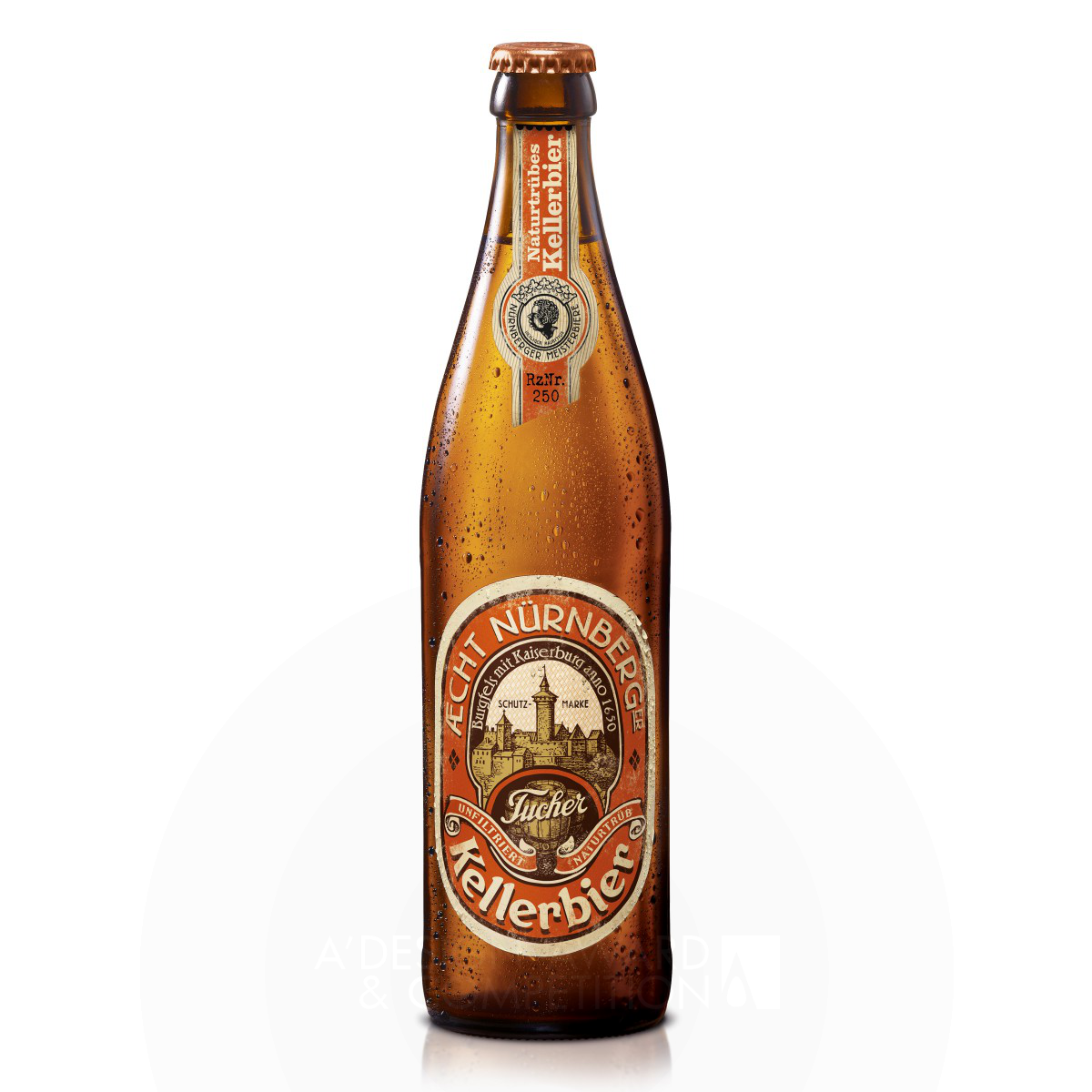 AEcht Nuernberger Kellerbier <b>Bavarian Beer Packaging Design
