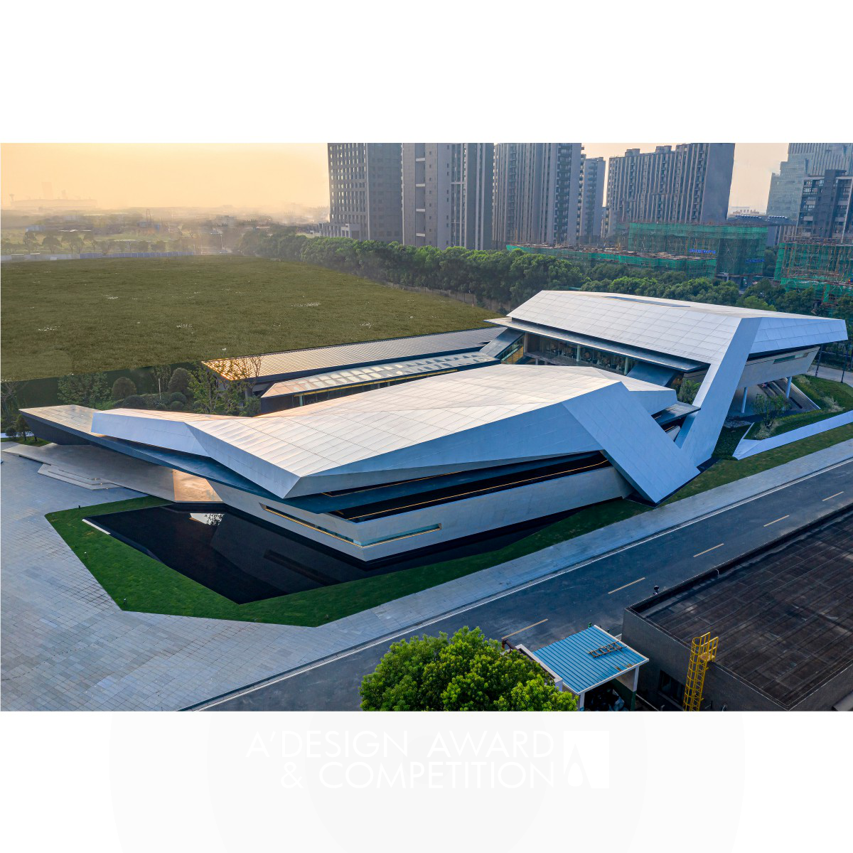 Kris Lin wins Golden at the prestigious A' Architecture, Building and Structure Design Award with Fly Exhibition Center.