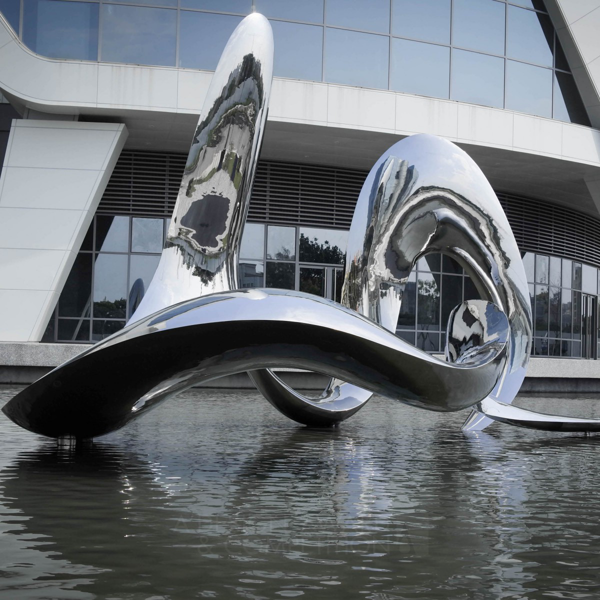Flow With The Sprit Of Water Public Art by Iutian Tsai