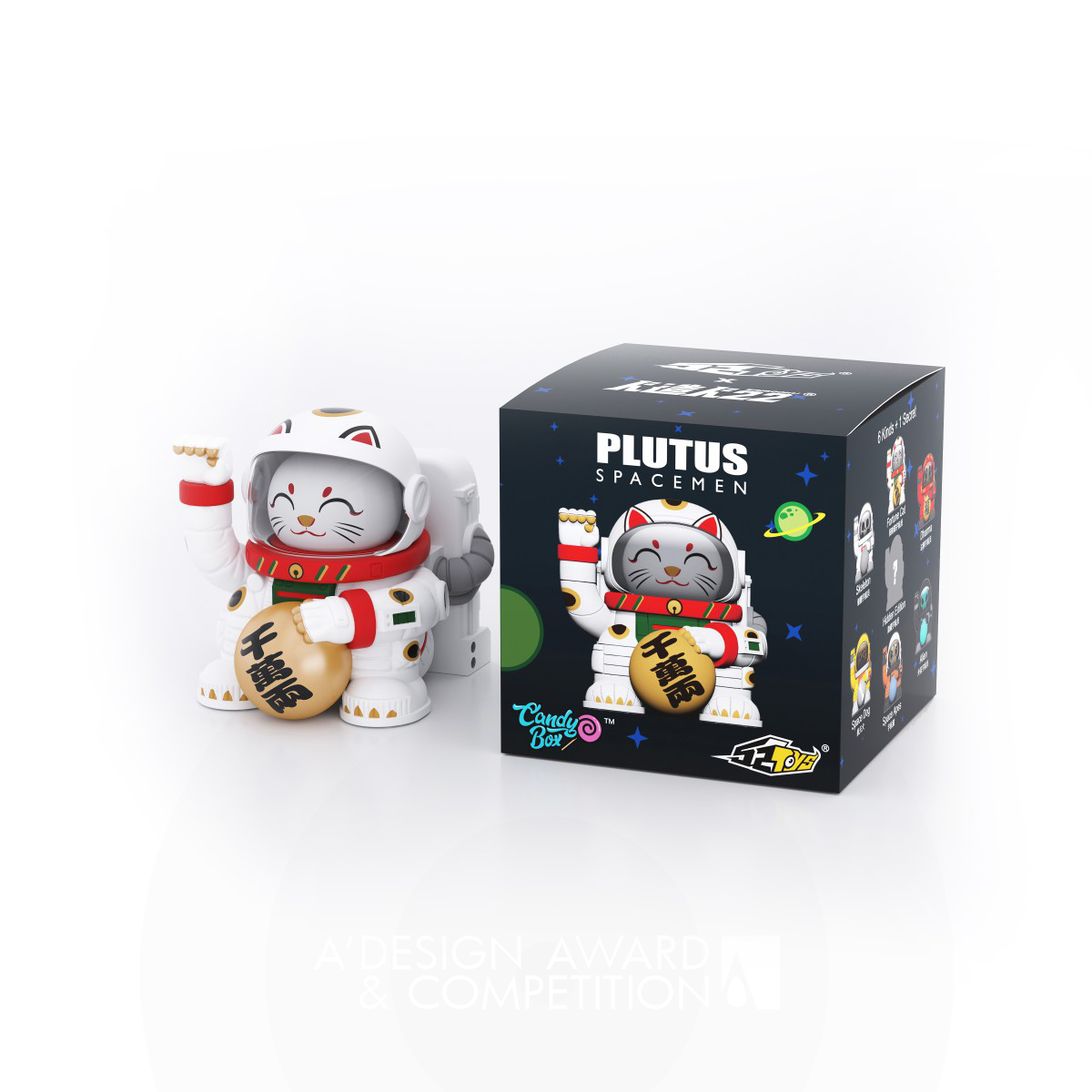 Plutus Spacemen: I giocattoli che uniscono astronauti e gatti della fortuna
