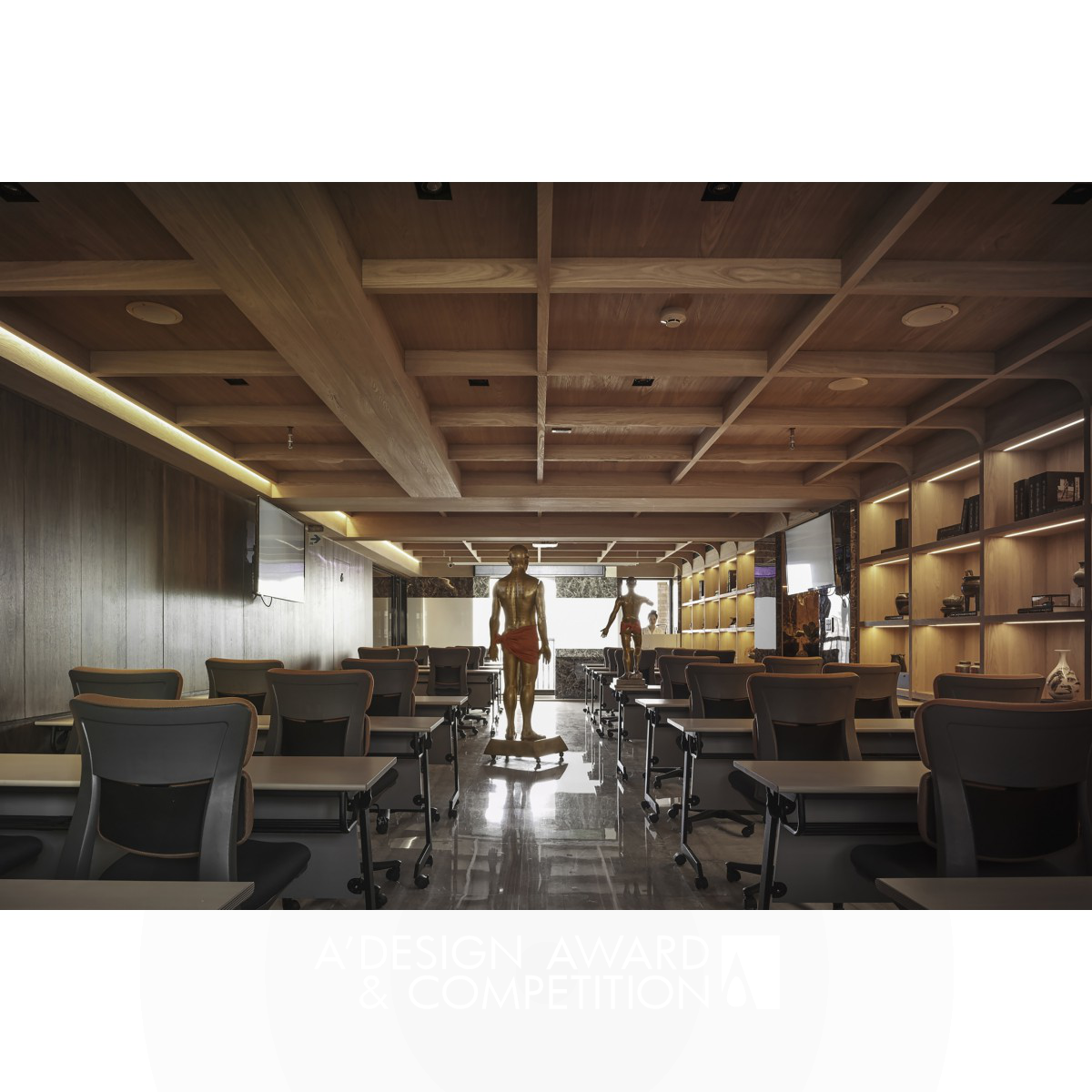Oriental Wisdom Office by Ting Hao Juan and Nien Chu Juan Bronze Interior Space and Exhibition Design Award Winner 2021 