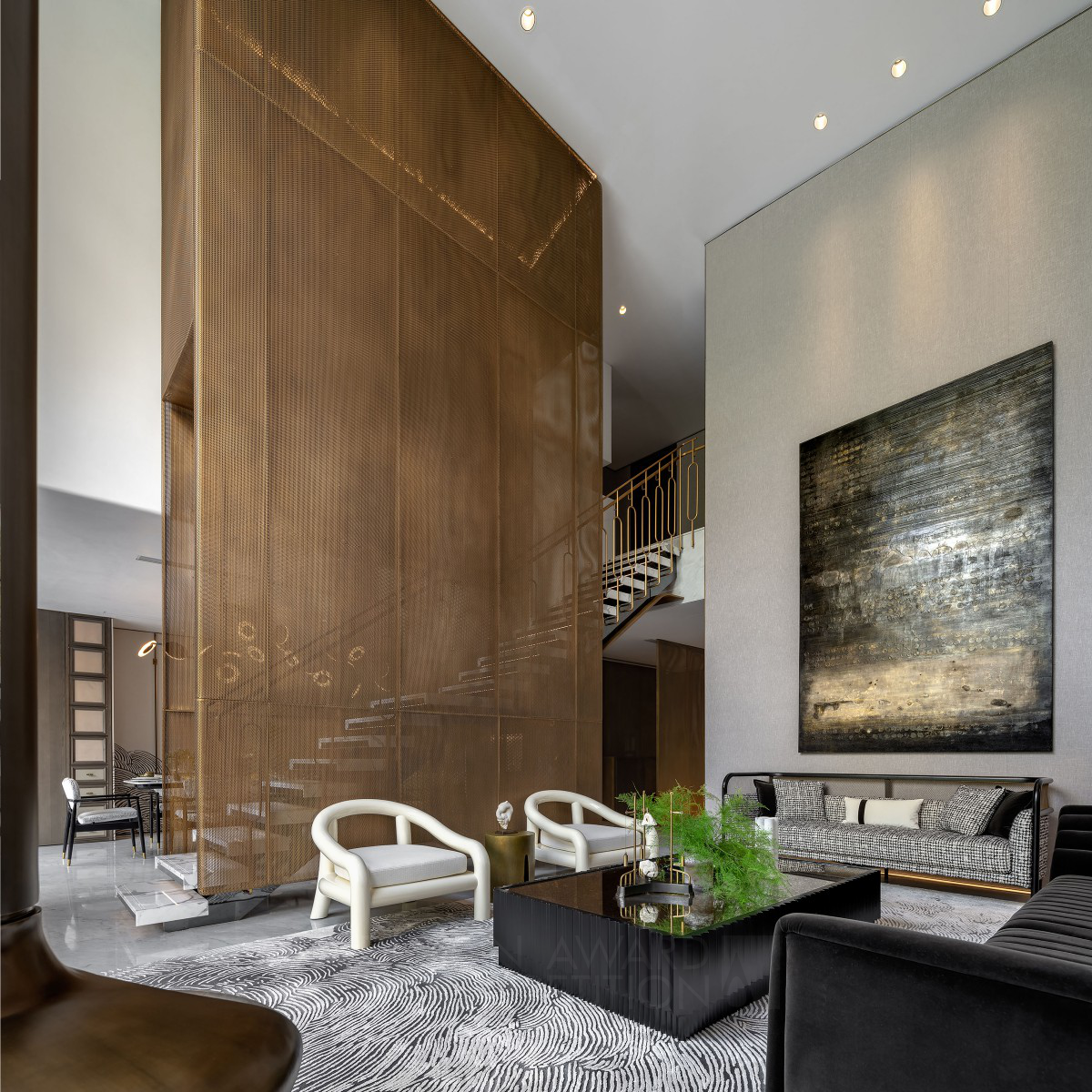 Lakeville Luxe: Um Design Residencial Moderno Oriental