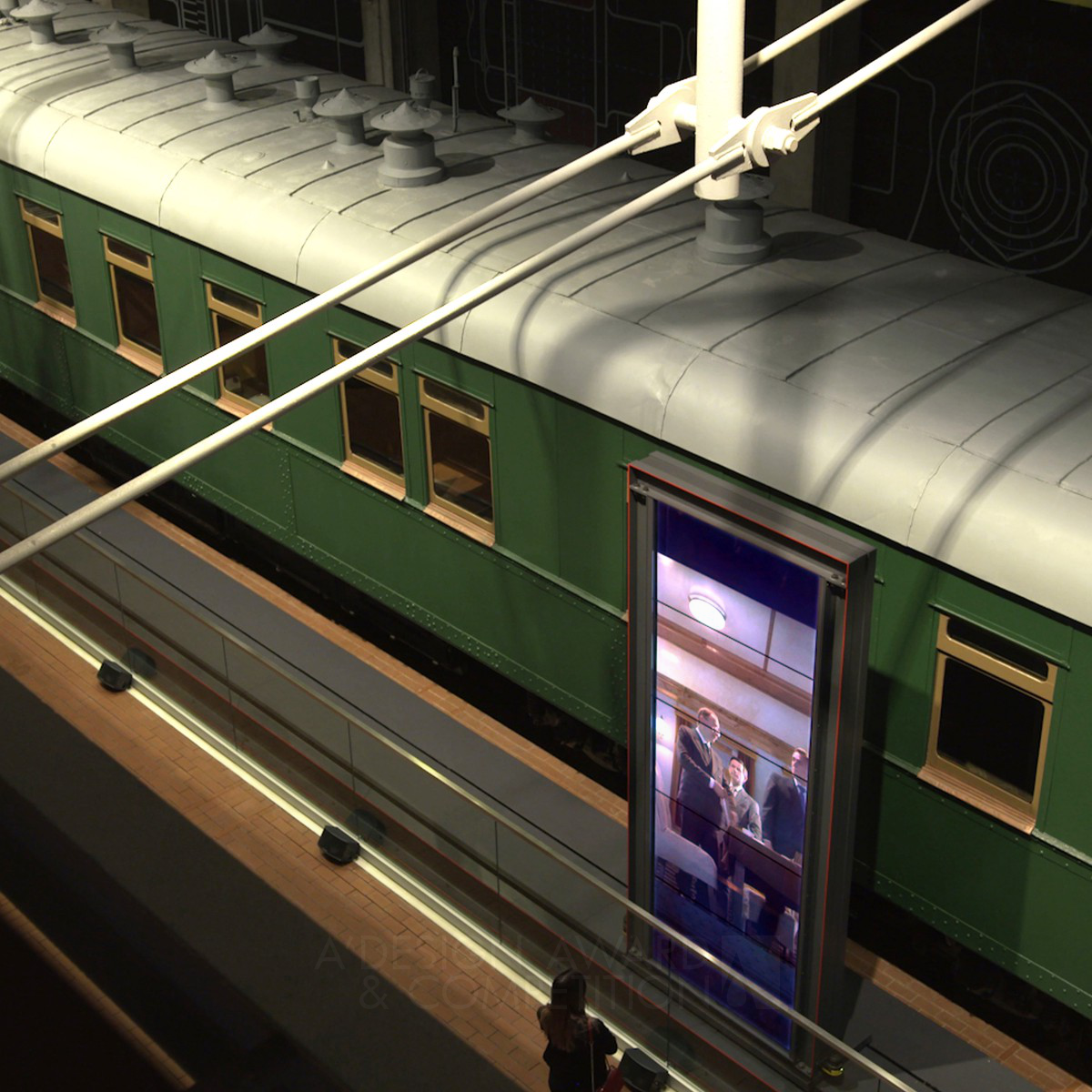 Polonceau Railway Carriage Multimedia Installation  by Pitch Bureau