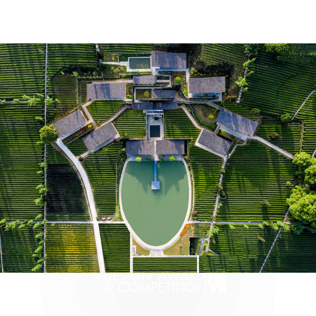 Yawen Duan wins Iron at the prestigious A' Landscape Planning and Garden Design Award with Dingxin Tea Garden Commercial.
