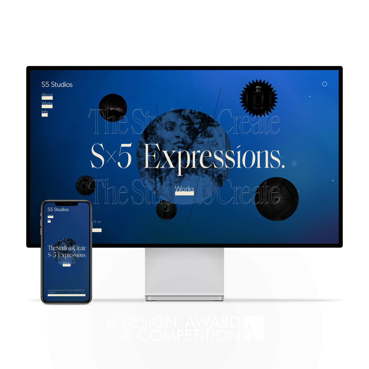 S5 Studios: Un Sito Web che Unisce Arte, Design e Tecnologia