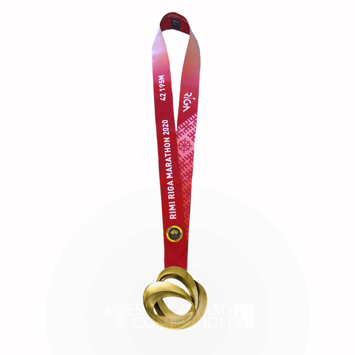 Junichi Kawanishi wins Bronze at the prestigious A' Award, Trophy, Prize and Competition Design Award with Rimi Riga Marathon 2020 Runner&#039;s Medals.