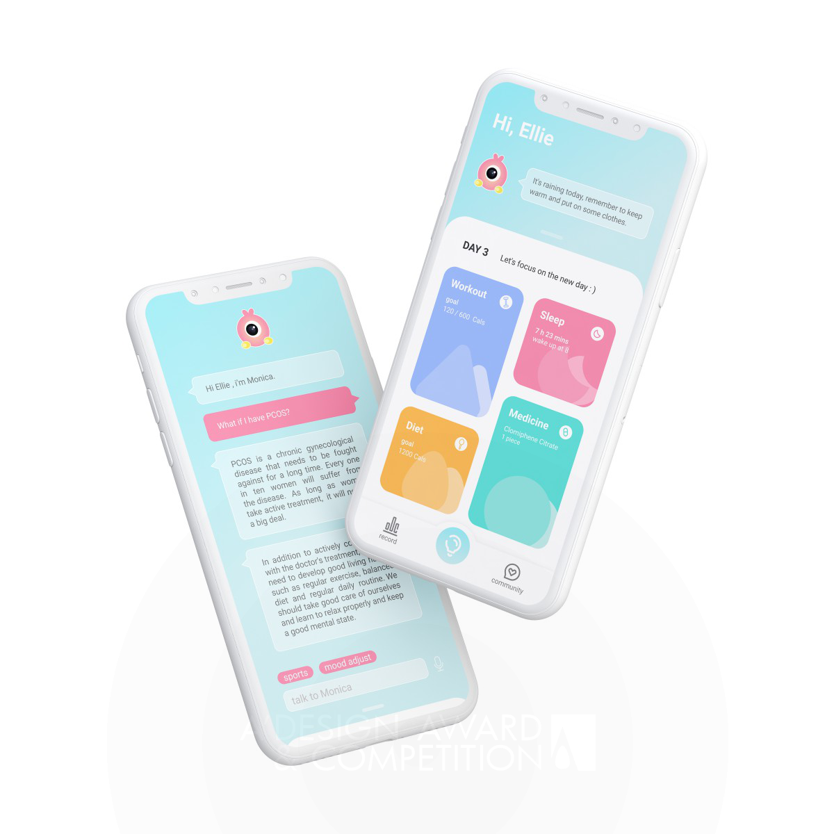 Monica : Une application mobile pour les femmes atteintes du syndrome des ovaires polykystiques
