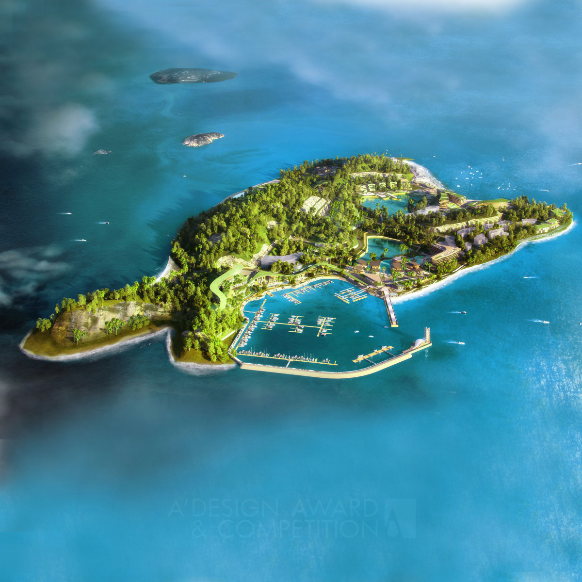 Sanjiao Eco Island Resort Masterplanning