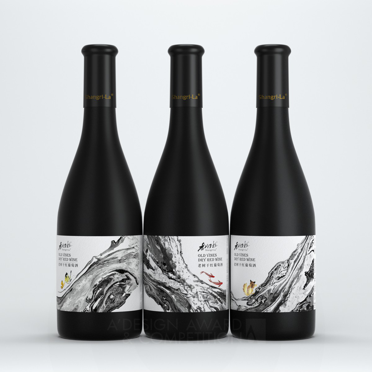 Pufine Creative wins Silver at the prestigious A' Packaging Design Award with Shangri La Red Wine.