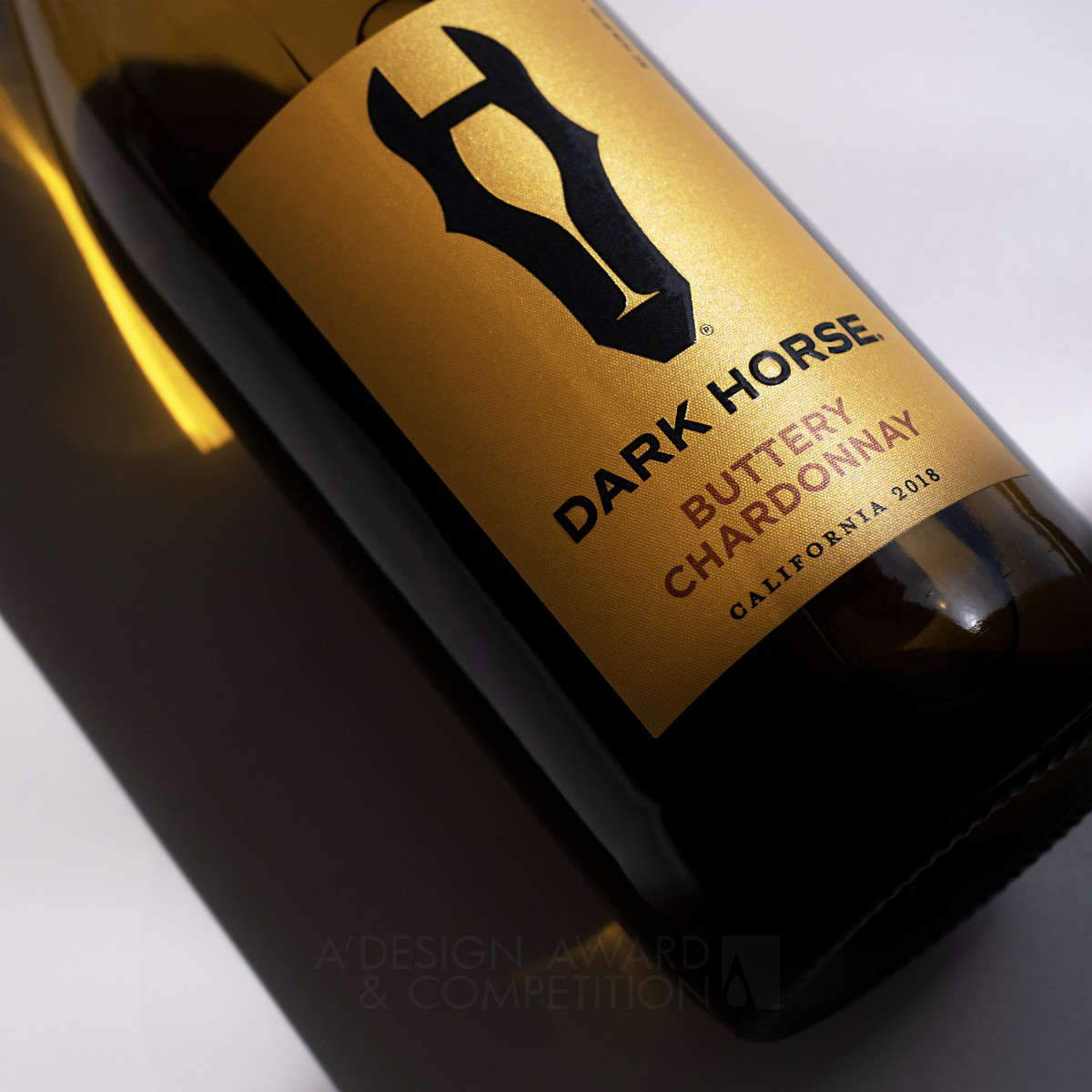Laurent Hainaut wins Silver at the prestigious A' Packaging Design Award with Dark Horse Wine Branding and Redesign.