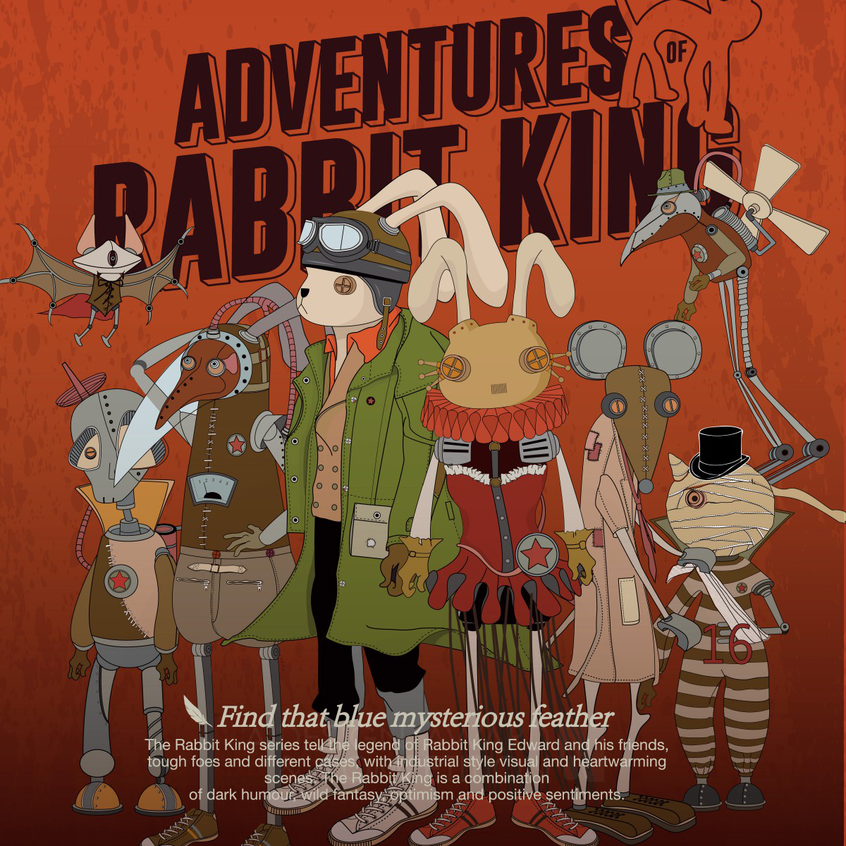 The Adventure of Rabbit King Original Character Series by Zhang Xiao Yin