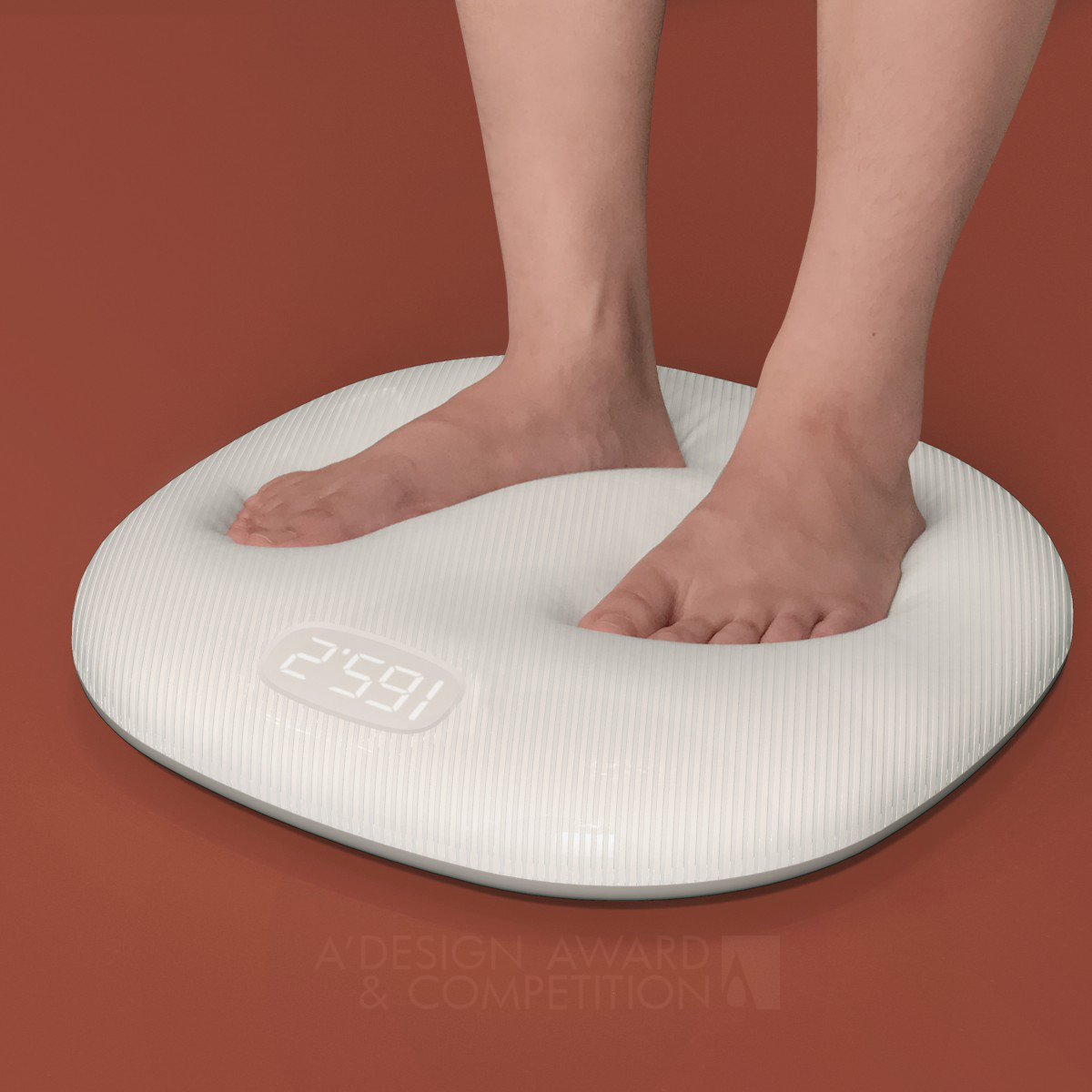 Qiuyu Wang wins Silver at the prestigious A' Home Appliances Design Award with Elastic Change Weight Scale.