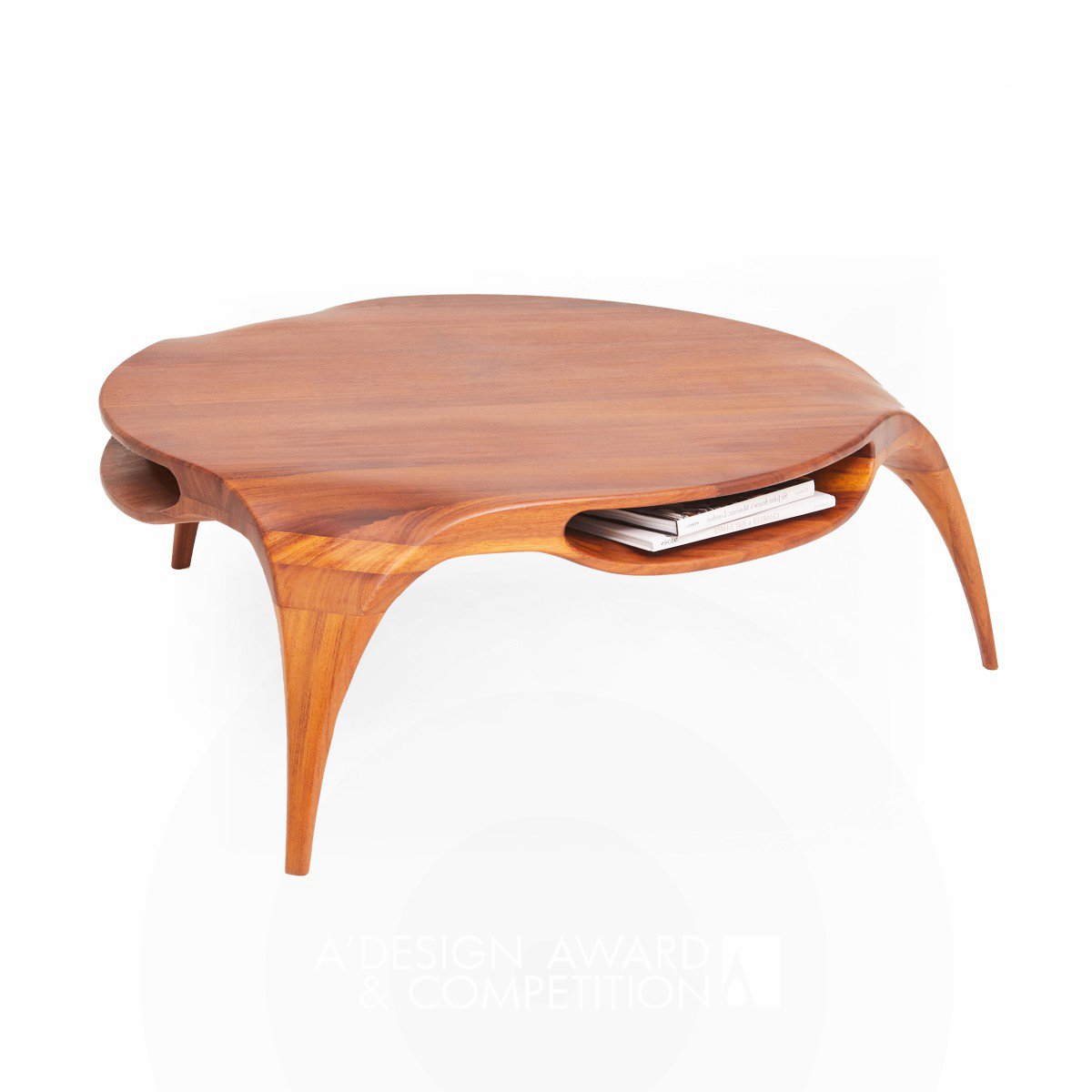 Sankao Coffee Table by Pablo Vidiella Golden Furniture Design Award Winner 2021 