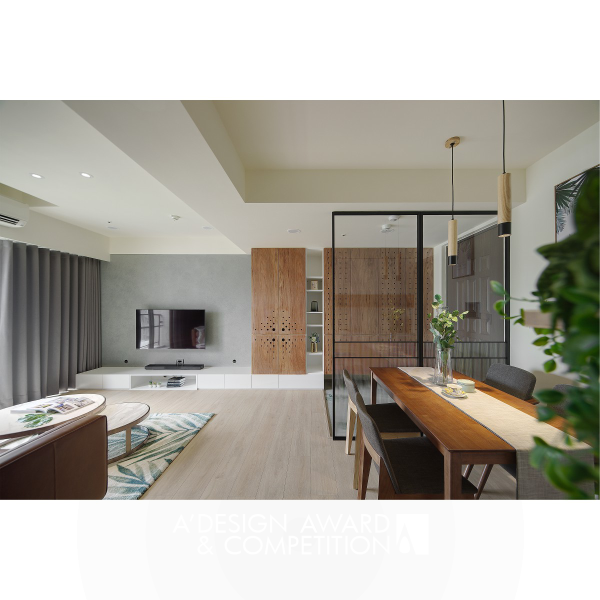 Nature Apartment: Interior Design Project by Yi-Lun Hsu