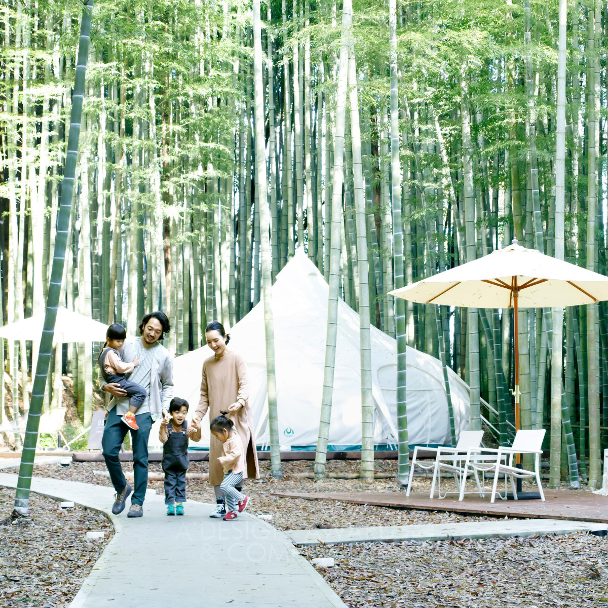 The Bamboo Forest Simple Lodging by Naoyuki Aoki