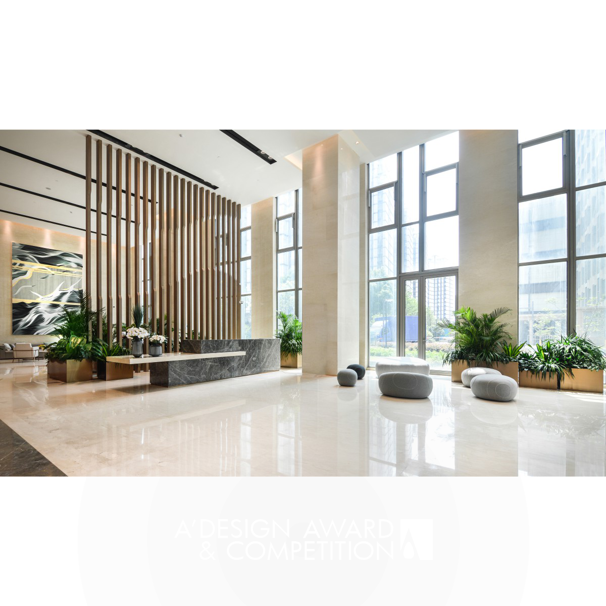 Urban Oasis: Redefining the Office Lobby Experience