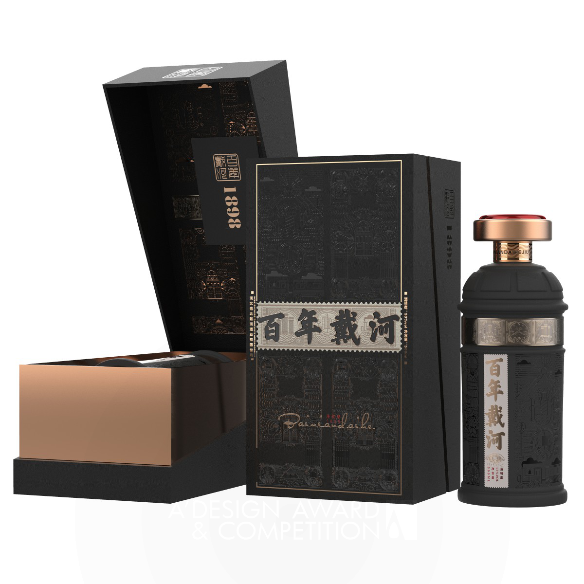Bainiandaihe Liquor Packaging by Zhipeng Zhang
