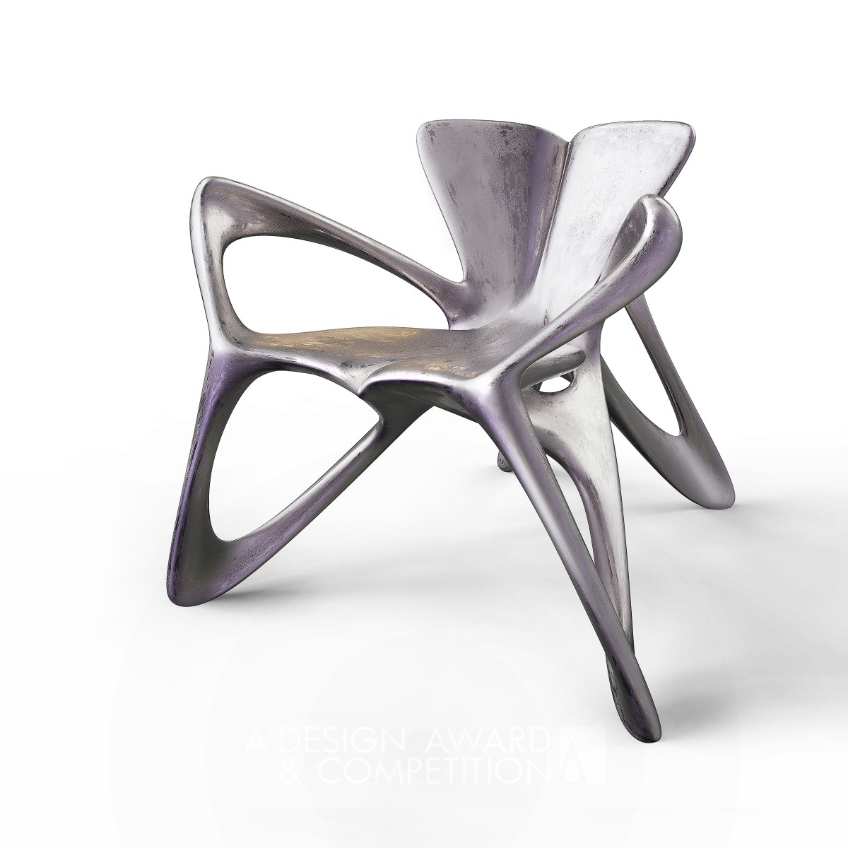 Butterfly Chair by Wei Jingye and Wang Yiqin Bronze Furniture Design Award Winner 2021 