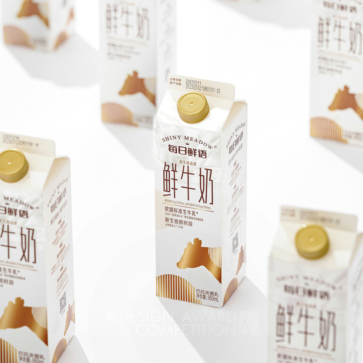 Shiny Meadow Milk Package  by Mengniu Fresh Dairy Products Co., Ltd