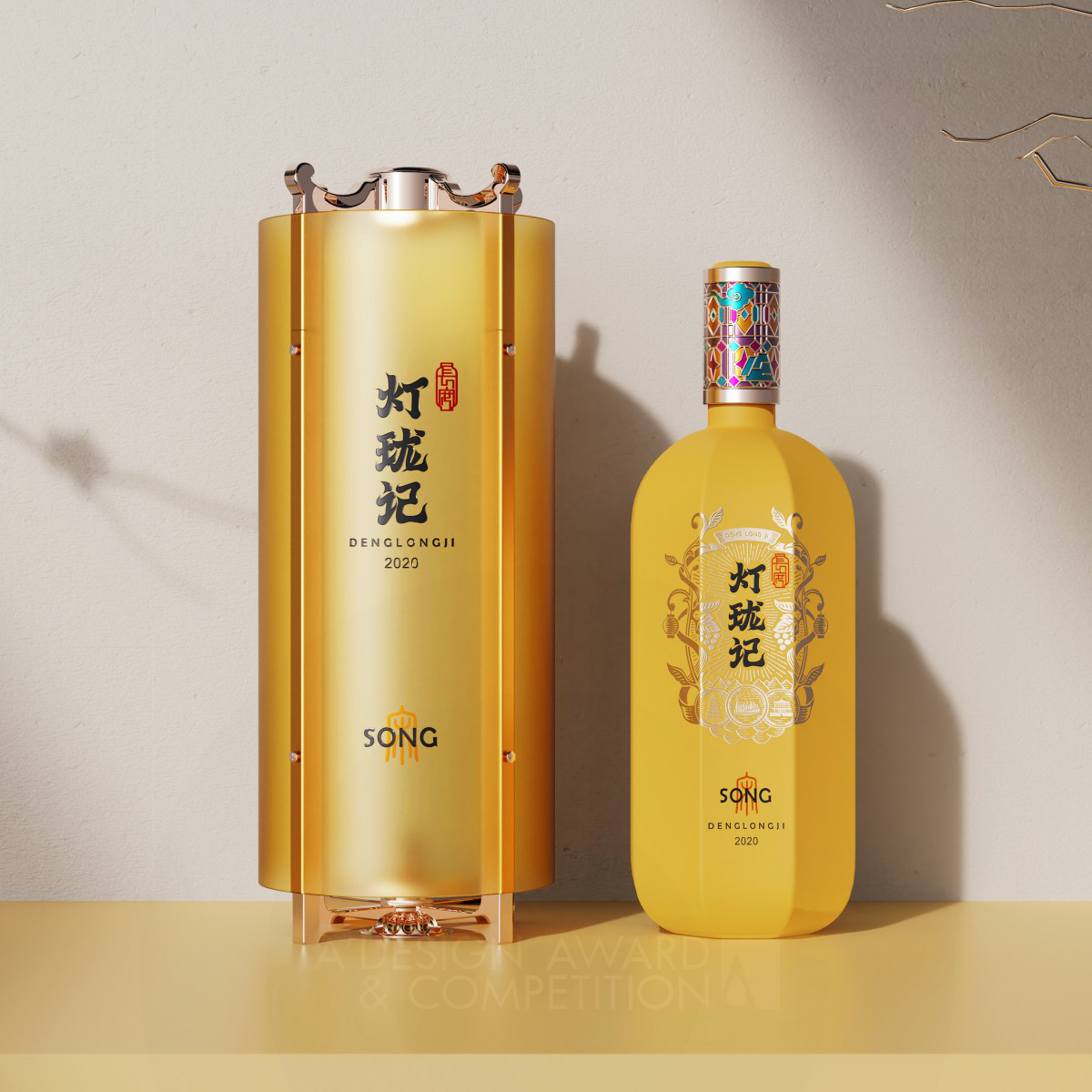 Deng Long Ji Alcoholic Beverage Packaging by Wen Liu