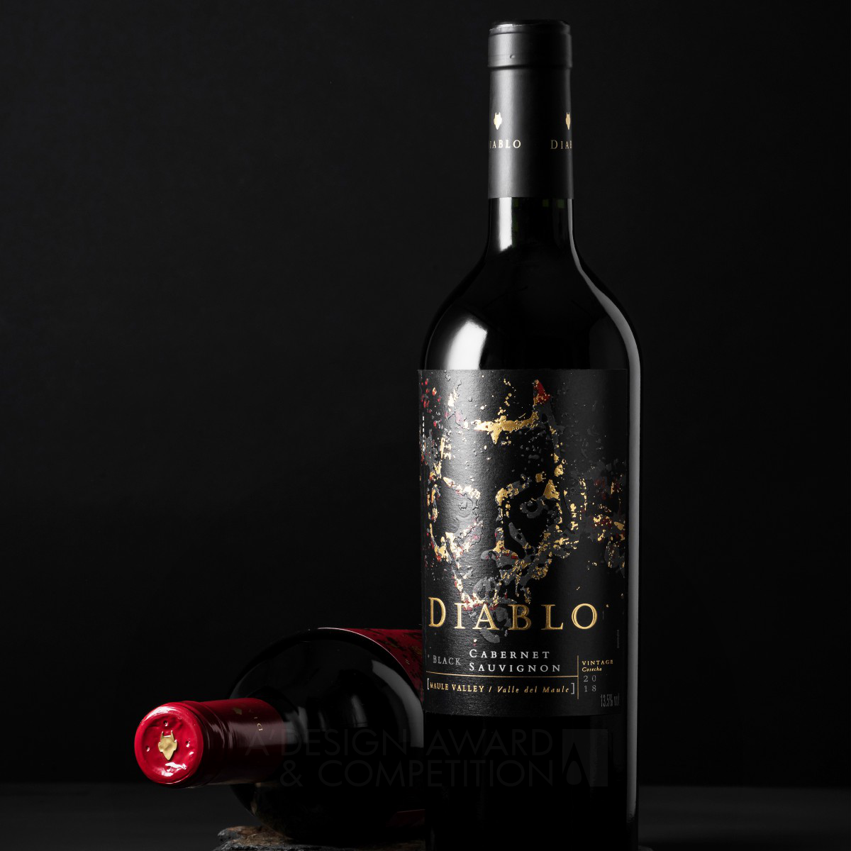 Diablo Black Wine Packaging by Ximena Ureta