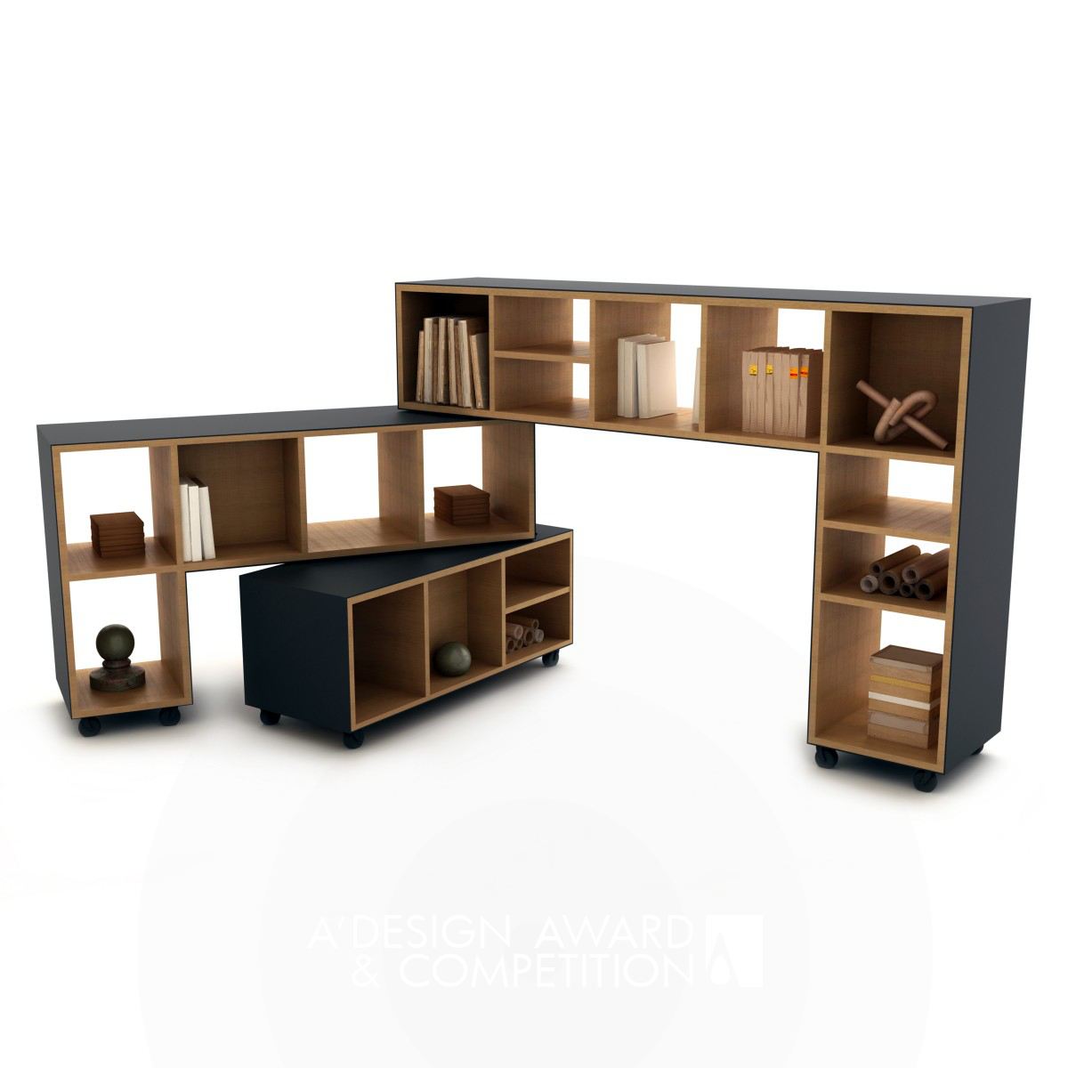 Fit In Partition and Shelving System by Dogan Can Hatunoglu