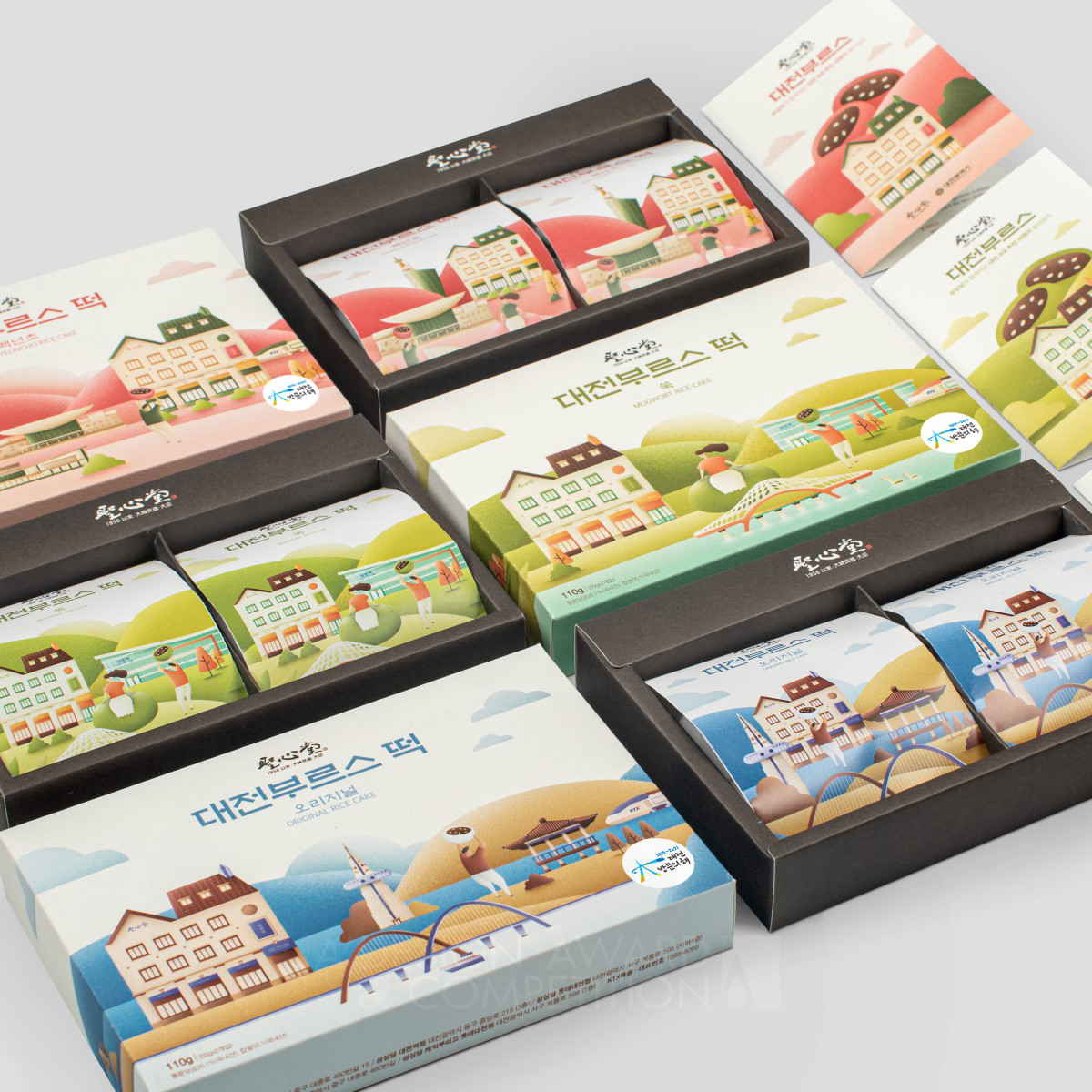 Daejeon Bruce Rice Cake Redesign <b>Packaging Design