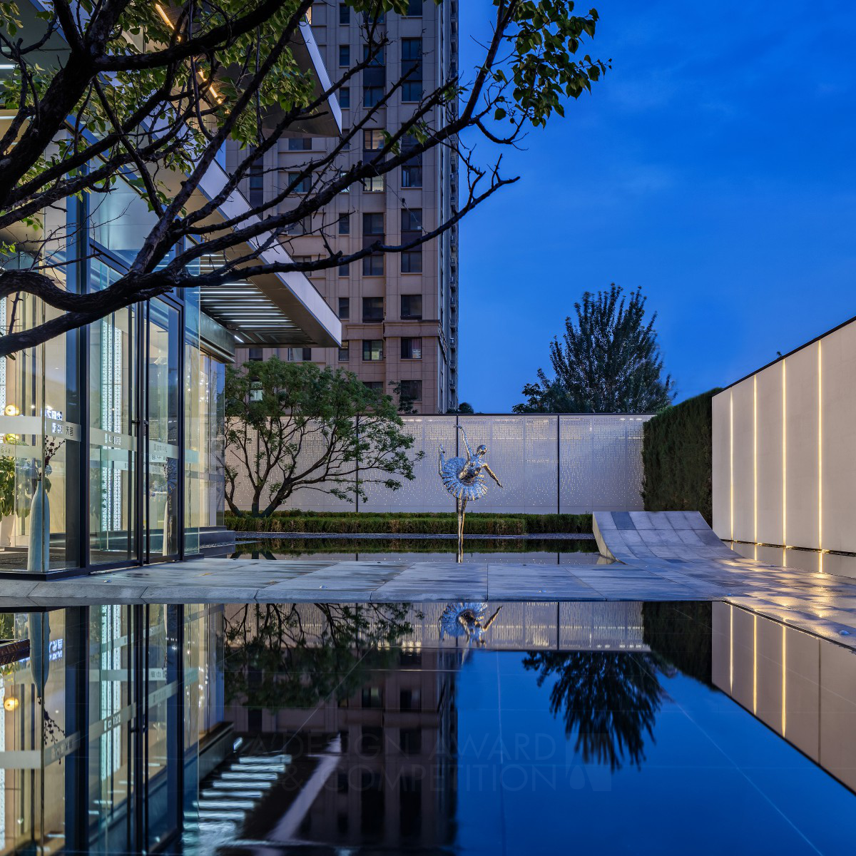 Ein moderner Wohngarten mit geometrischem Design: Zhonghai Tianyu Garden