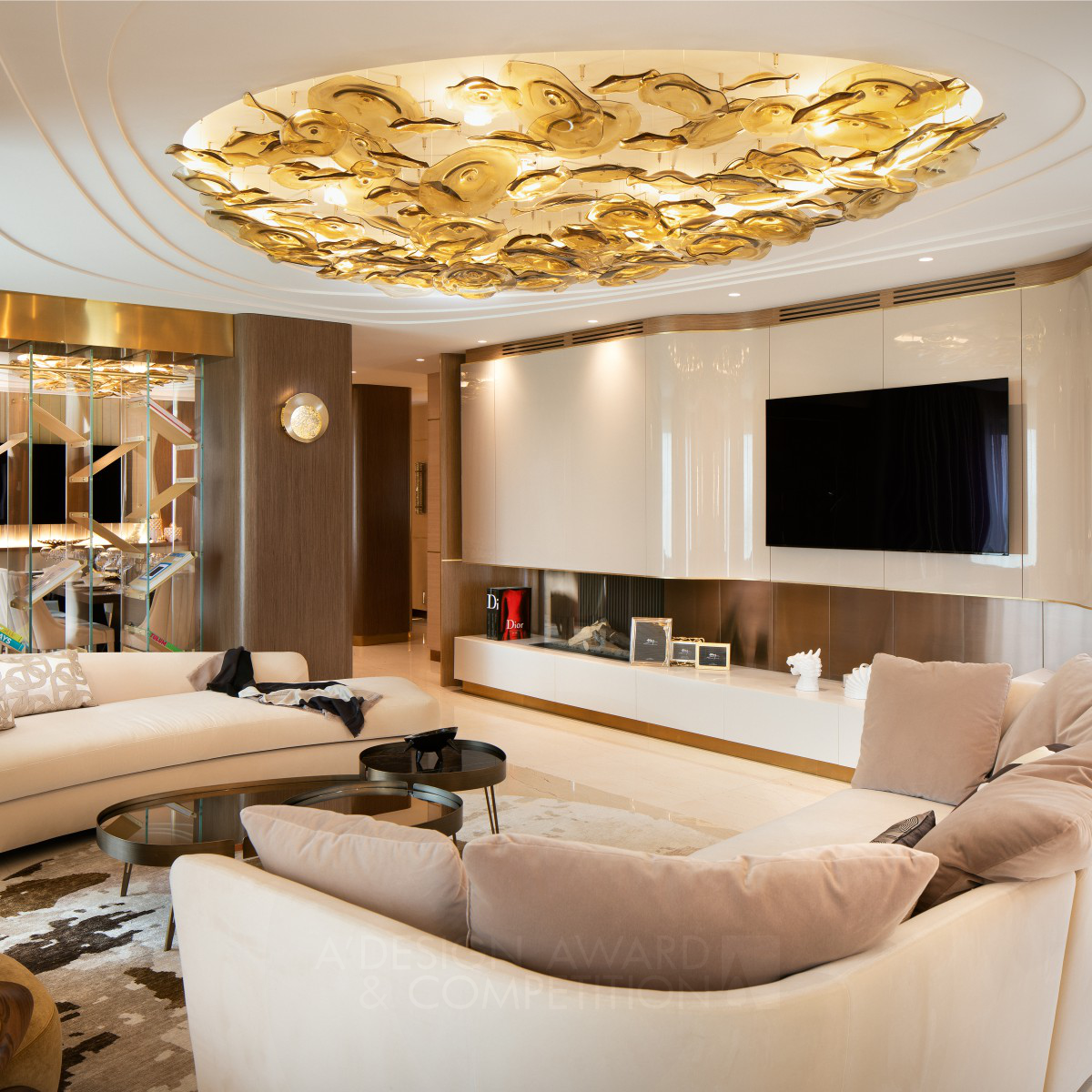 Marvellous Penthouse Residential Interior Apartment by Alex Kovachev