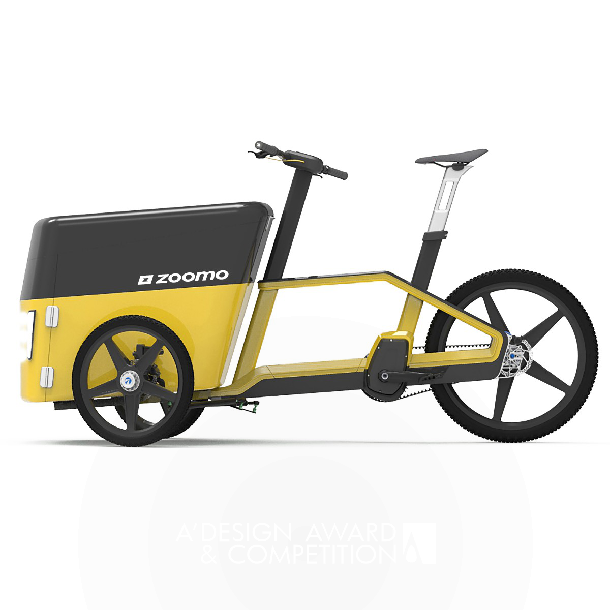 Asbjoerk Stanly Mogensen wins Silver at the prestigious A' Vehicle, Mobility and Transportation Design Award with Zoomo Cargo Ebike.