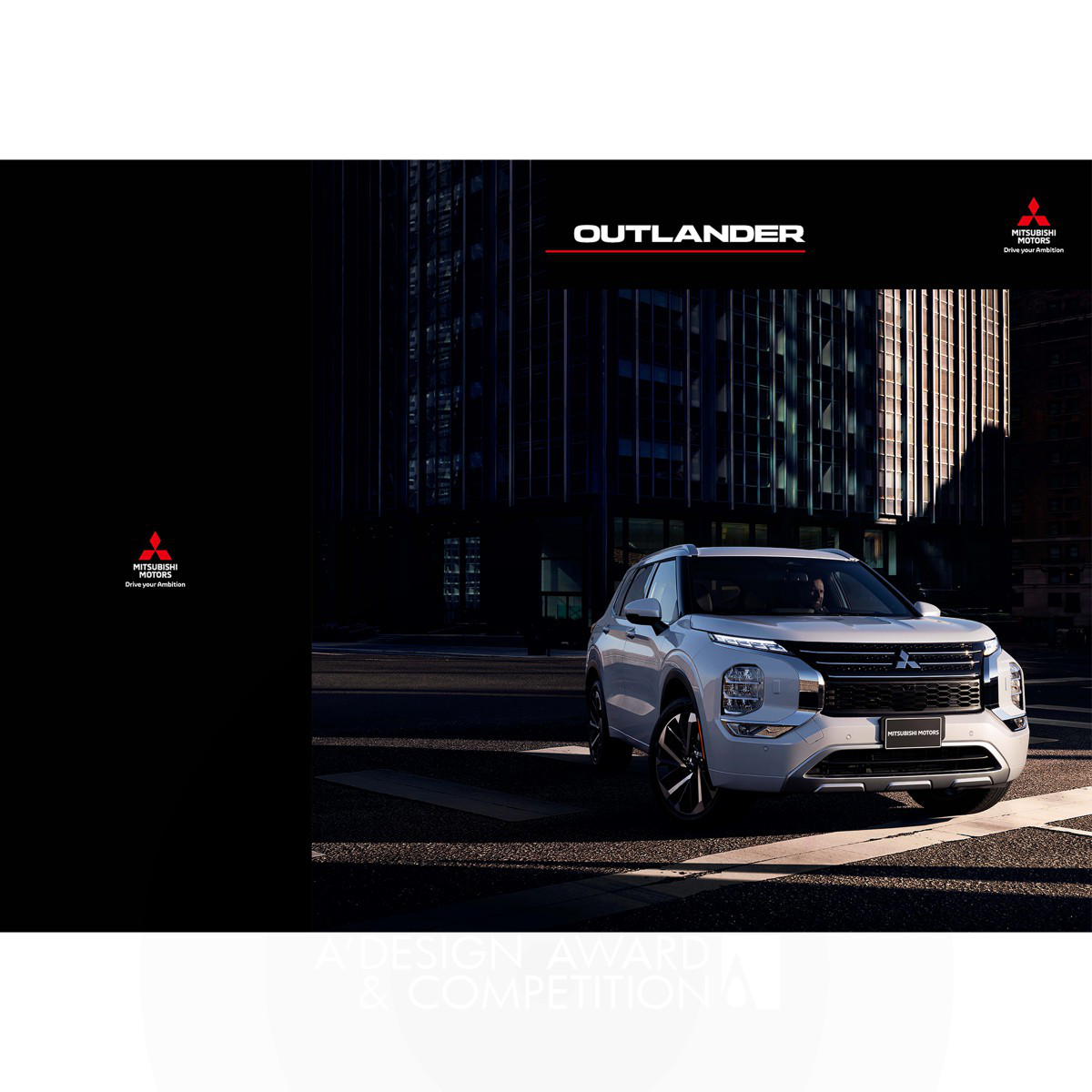 Mitsubishi Motors Outlander Brochures of Car Products and Functions by Noriko Hirai Silver Advertising, Marketing and Communication Design Award Winner 2021 