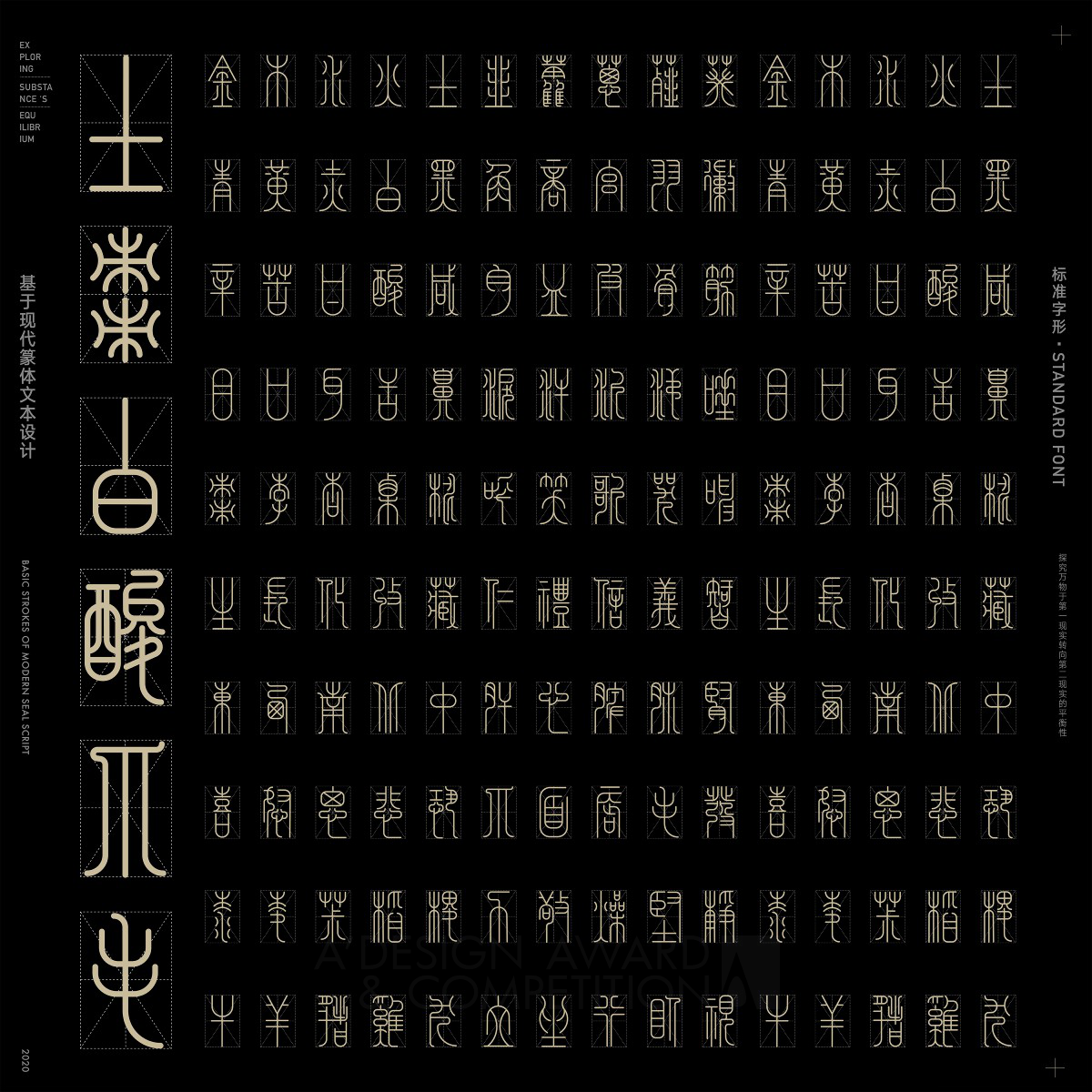 Ge Wu Zhi Heng <b>Seal Text Design