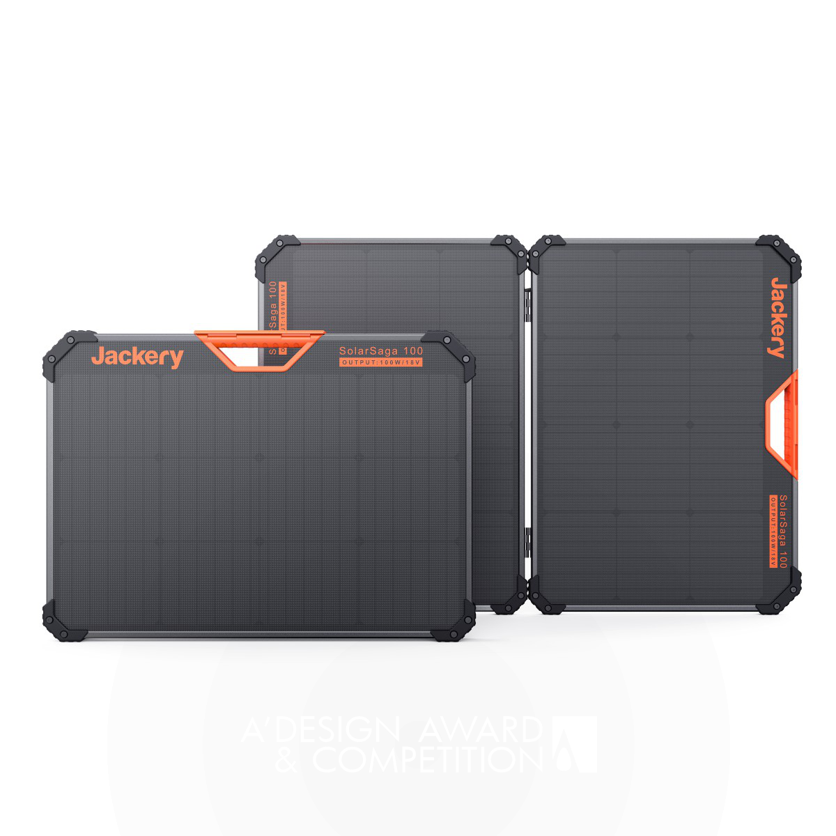 Shenzhen Hello Tech Energy Co.,Ltd wins Golden at the prestigious A' Energy Products, Projects and Devices Design Award with Jackery Solar Panel Set.