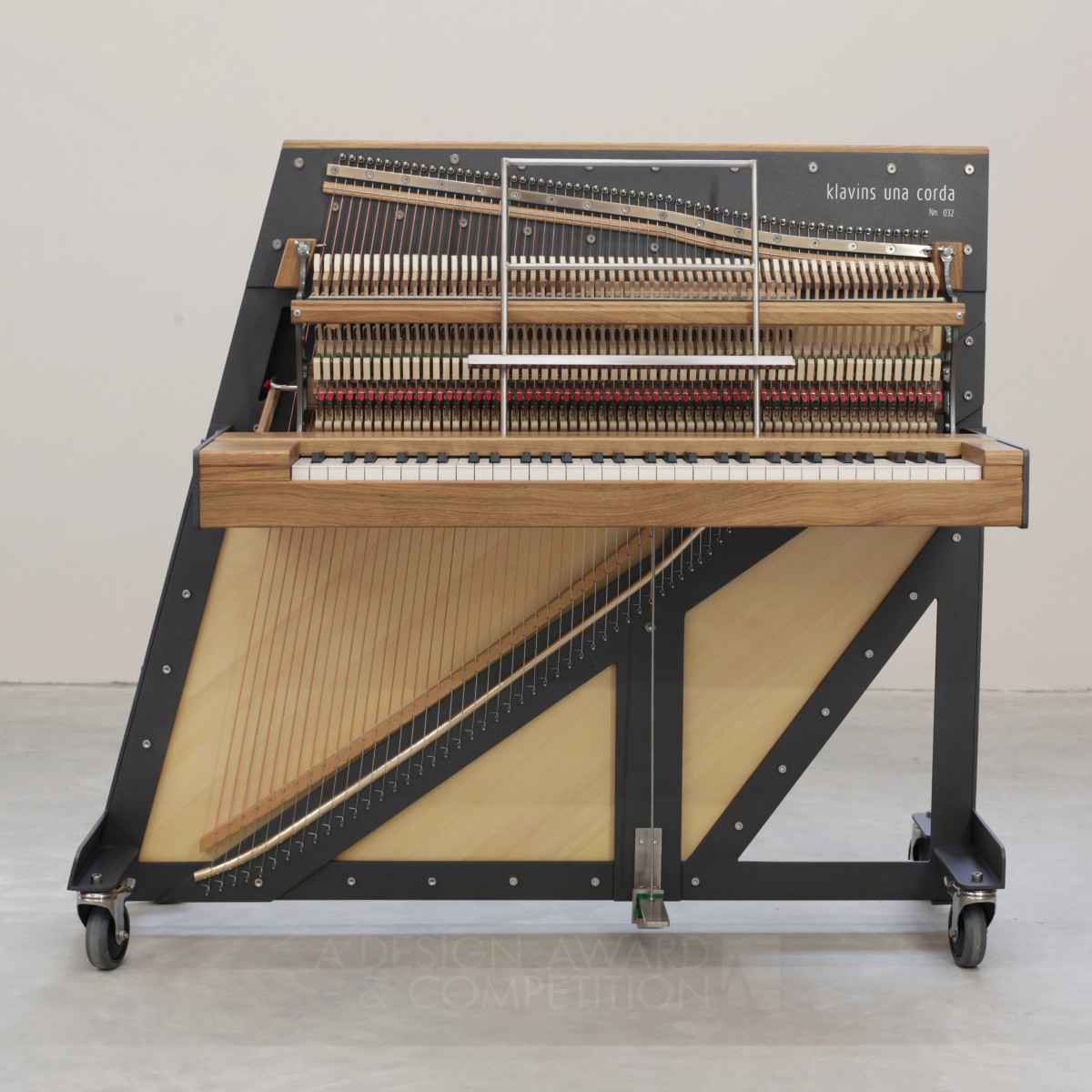 Una Corda Acoustic Piano by Klavins Piano