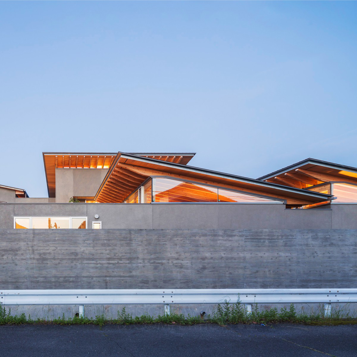Monopitched Roof Residence by Masato Sekiya